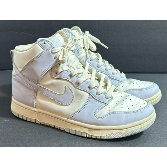 Nike Dunk High "Football Grey", Sail, & Pale Ivory Sneakers Women's Size 8 - Picture 3 of 9